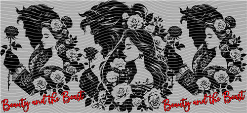 16oz black and white-B 72